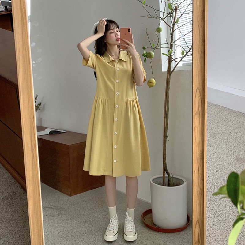 Đầm Polo dáng rộng thiết kế mới thời trang mùa hè theo phong cách hàn quốc cho nữ