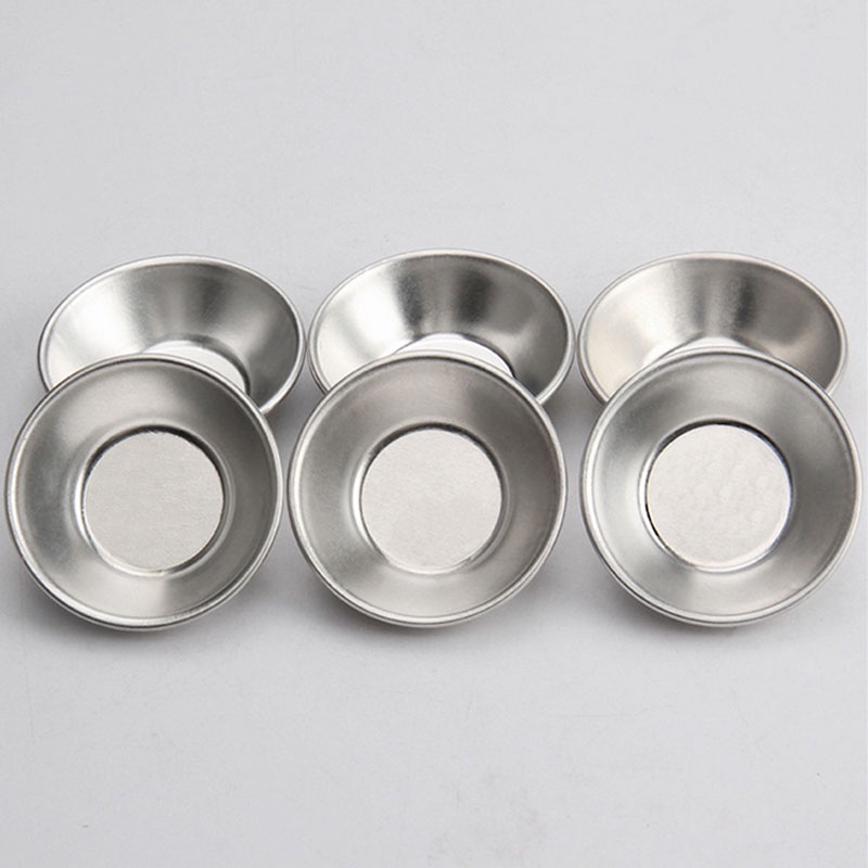 1 Khuôn Làm Bánh Tart Trứng Bằng Nhôm Màu Bạc X6T5 F6L9 A3C2