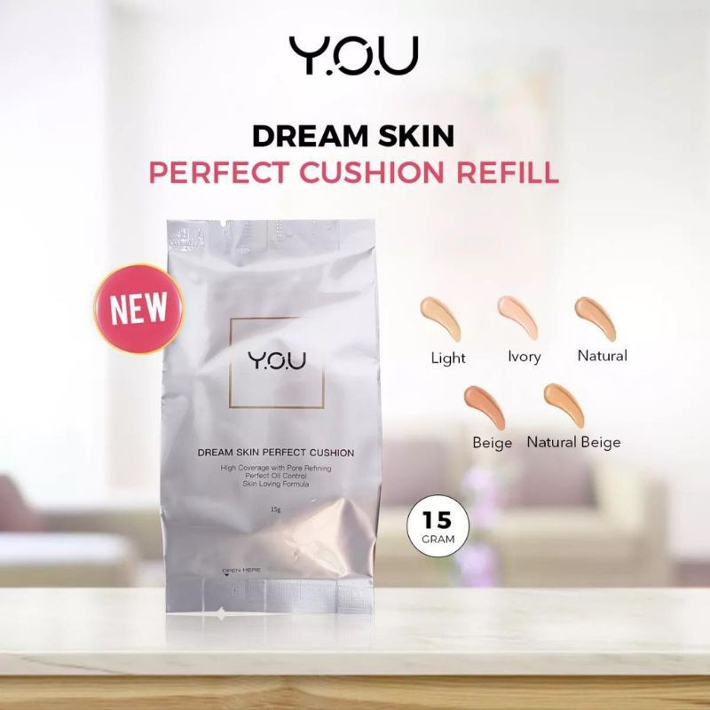 (hàng Mới Về) Phấn Nước Bb Che Khuyết Điểm Kiềm Dầu You The Gold One Refill Dream