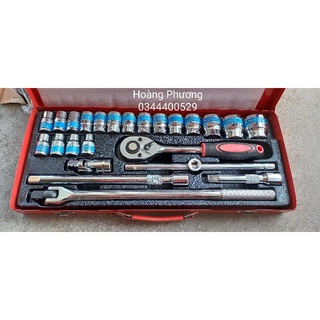 Bộ tuýp khẩu Top 24 chi tiết tiêu chuẩn Đức