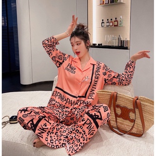Pyjamas lụa mịn đẹp thoáng mát Quảng châu cao cấp