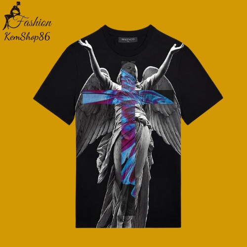 Áo Thun unisex tay lỡ , Áo phông MIKENCO Thiên Thần Trắng nam nữ 100%cotton hót nhất 2022.