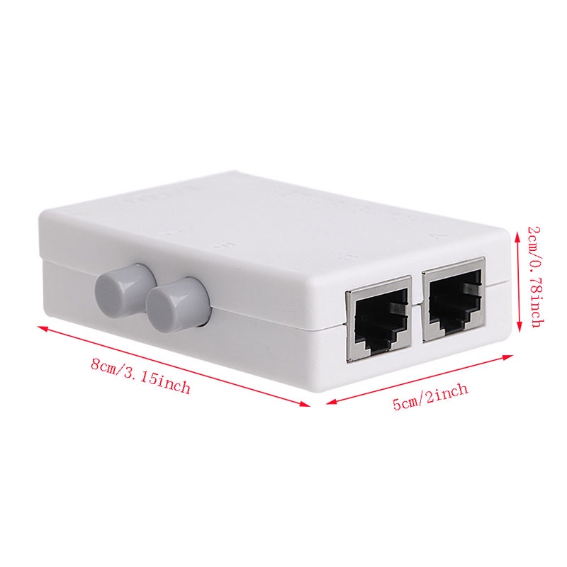 Đầu chia mạng 2 cổng AB 2 trong 1/1 đầu RJ45