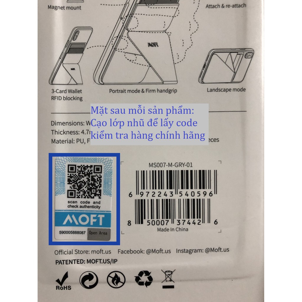 Giá đỡ điện thoại MOFT YOUNG Phone Stand | ANYWORK