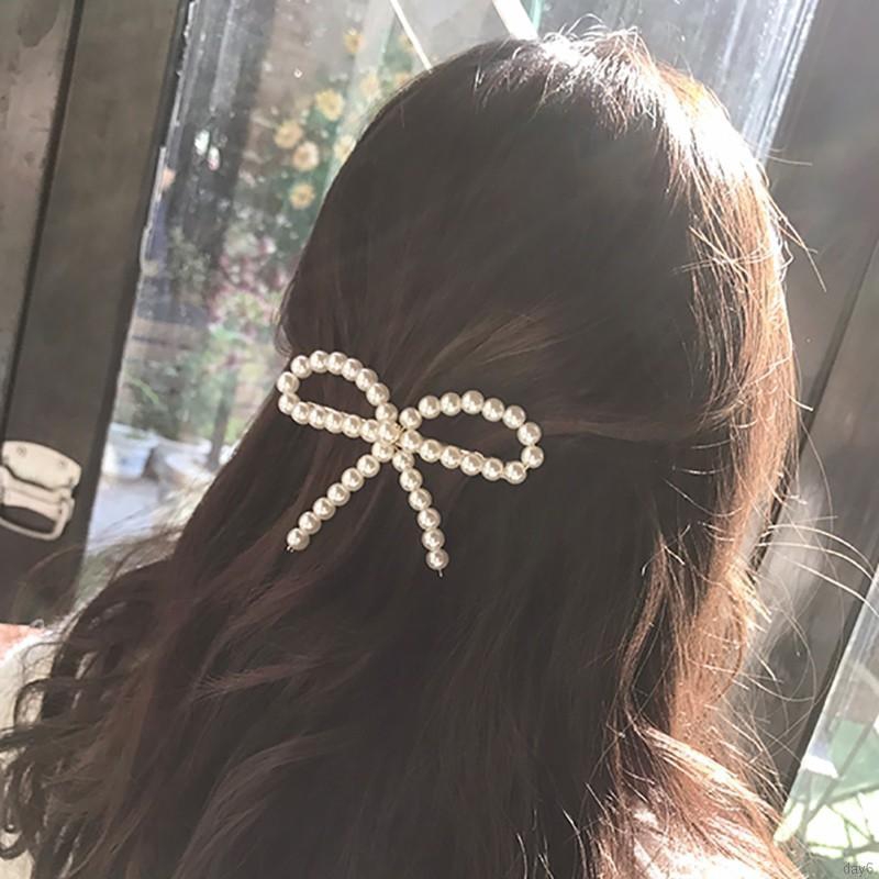 Kẹp tóc nữ đính ngọc thời trang Hàn Quốc xinh xắn