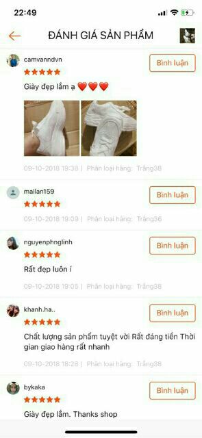 ] Giày full trắng siêu đẹp