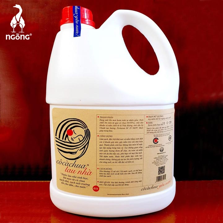 Nước Lau Sàn Hữu Cơ Organic Giúp Làm Sạch Hiệu Quả Cô Cà Chua Lau Sàn 4L