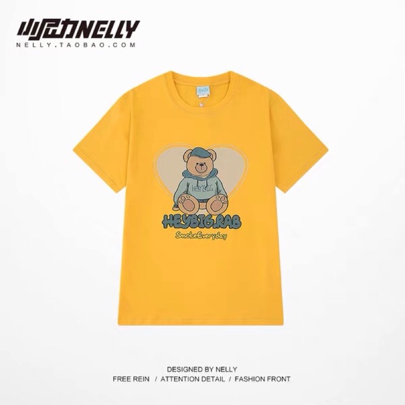 Áo phông nelly heybig sale (có sẵn) gấu vàng