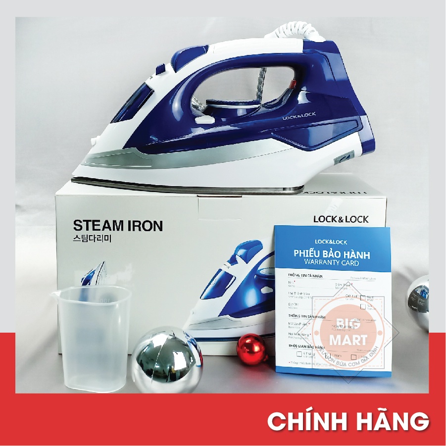 Bàn ủi hơi nước Lock and Lock Steam Iron ENI146BLU