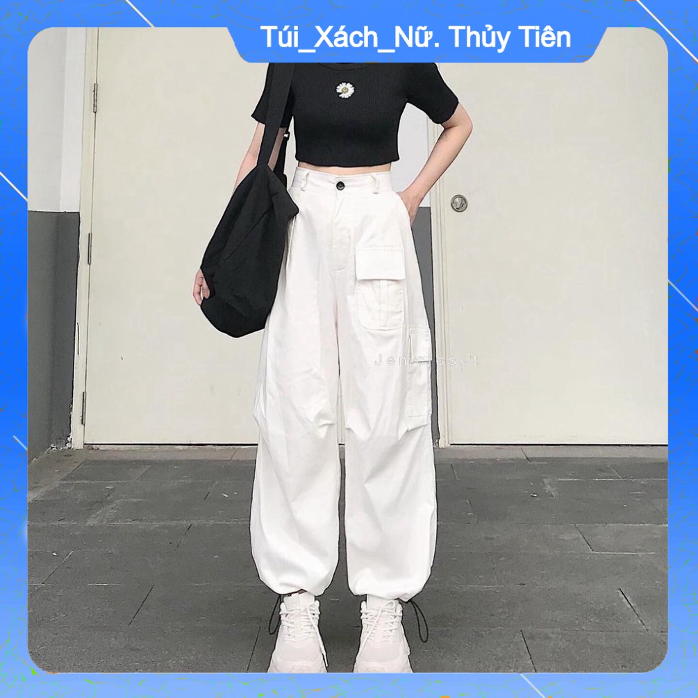 (Giá Gốc) QUẦN JOGGER DÂY RÚT TÚI HỘP ASEON - QUẦN BAGGY KAKI TRẮNG MẶC 2 KIỂU SUÔNG BO KHOÁ KÉO CÚC CÀI BOX PANT -👗TTs