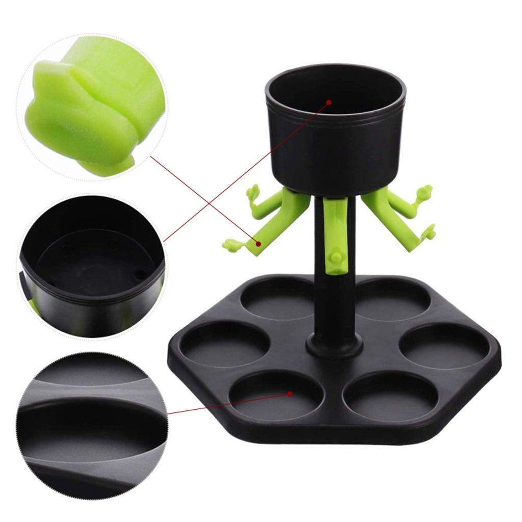 YIYU Set 1 Phễu Rót Rượu Whisky 6 Ống Bằng PE Chống Rơi Vỡ Dành Cho Bartender