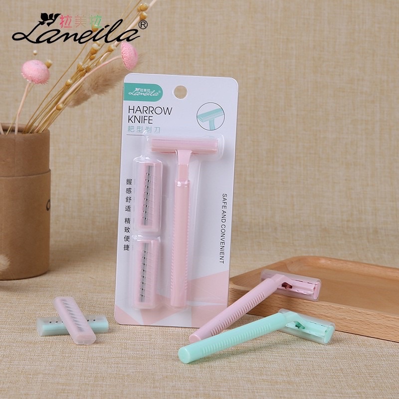 Bộ Dao Cạo Lông Tay Chân, Nách 3 Lưỡi Lameila T2