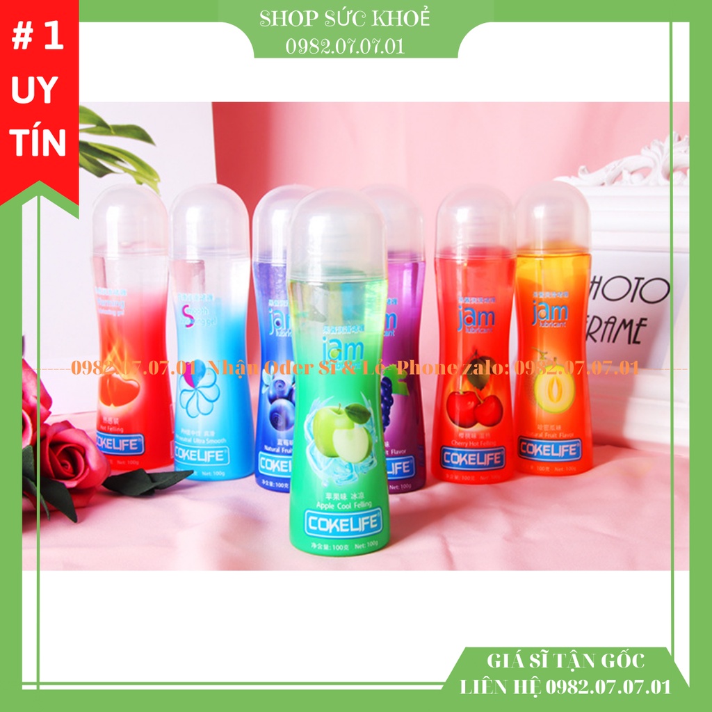 Gel Bôi Trơn Quan Hệ Miệng (Oral sex) Cokelife 100 ml Hương Trái Cây Thơm Miệng Mượt Mà, Dùng Được Cho Cô Bé, Sỉ LH!