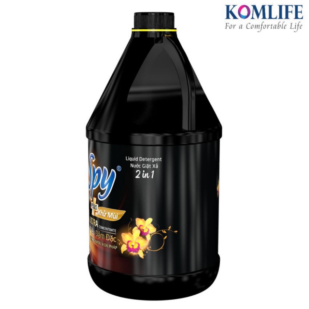 Nước giặt xả vải quần áo đồ lót đa năng 2 trong 1, nuoc xa vai SPY 2 mùi hương – dung tích 3.5-4.4l