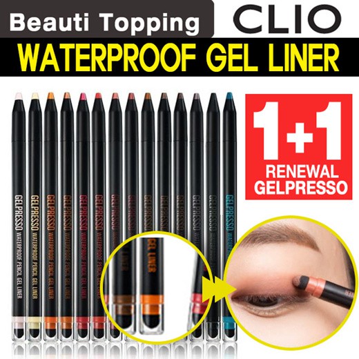 Chì Kẻ Mắt Lâu Trôi Clio Gelpresso Water Proof Pencil Gel Liner