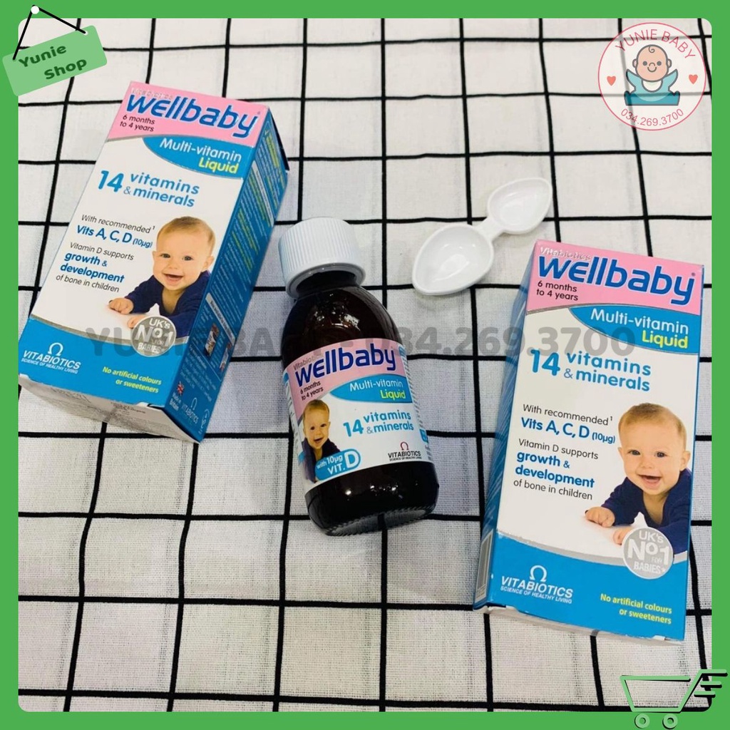 [Date 10.2023] Vitamin tổng hợp giúp ăn ngon, tăng đề kháng cho bé Well Baby