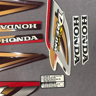 Tem Xe DREAM Việt Đời 2003,Tem Hàng Đẹp Lắp Được Cả Dream Thái Và Dream Việt các đời