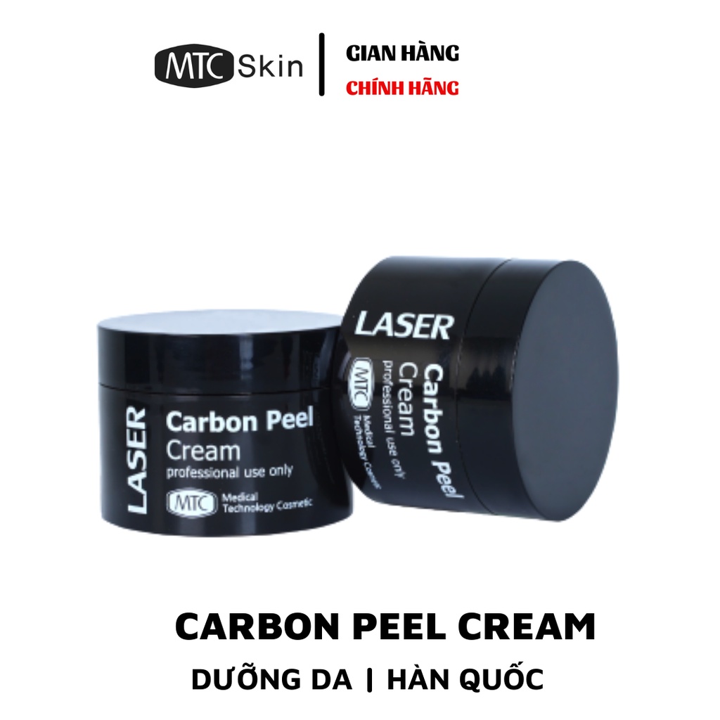 Carbon Peel Cream Mtc Skin-Than hoạt tính bắn Lazer Carbon phục hồi da tăng colagen tiêu diệt nám tàn nhang