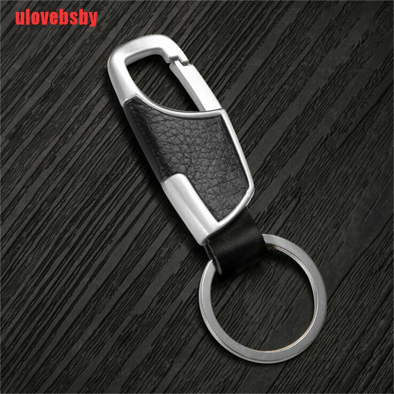 Móc Khóa Da Kim Loại Sáng Tạo Cho Nam