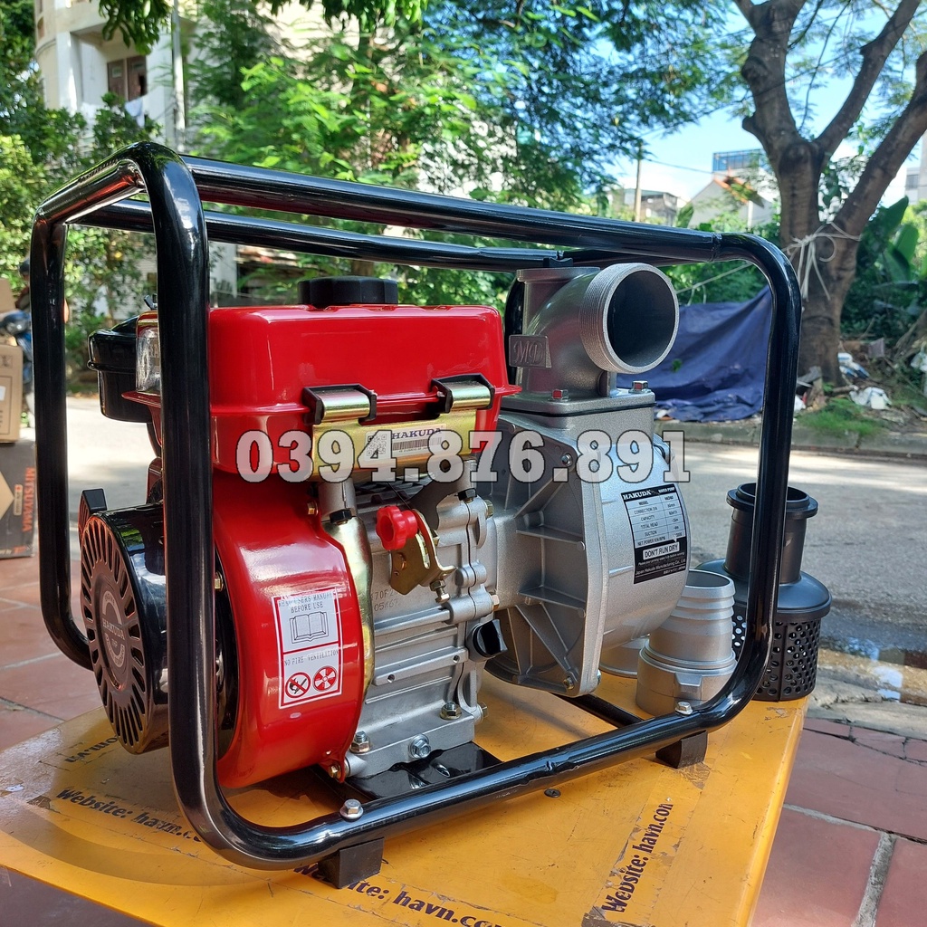 Máy Bơm Nước Chạy Dầu 7HP Hakuda HKD80