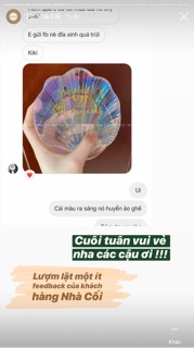 Đĩa thuỷ tinh ngọc trai 7 sắc cầu vòng