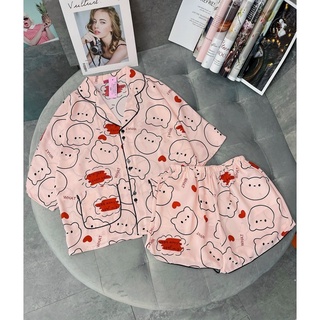 💕𝑭𝑹𝑬𝑬𝑺𝑯𝑰𝑷💕♥Bộ ngủ Pijama Lụa Latin