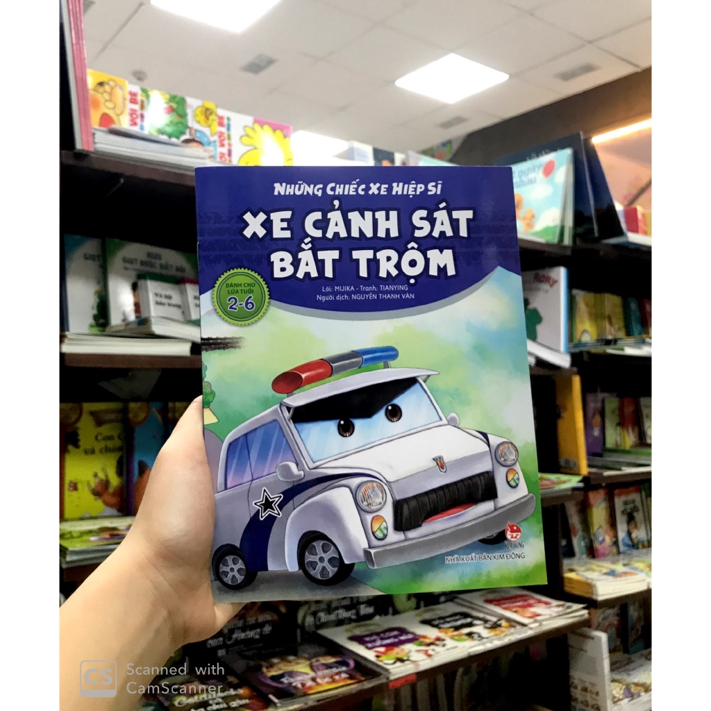 Sách - Những Chiếc Xe Hiệp Sĩ: Xe Cảnh Sát Bắt Trộm (Tái Bản 2019)