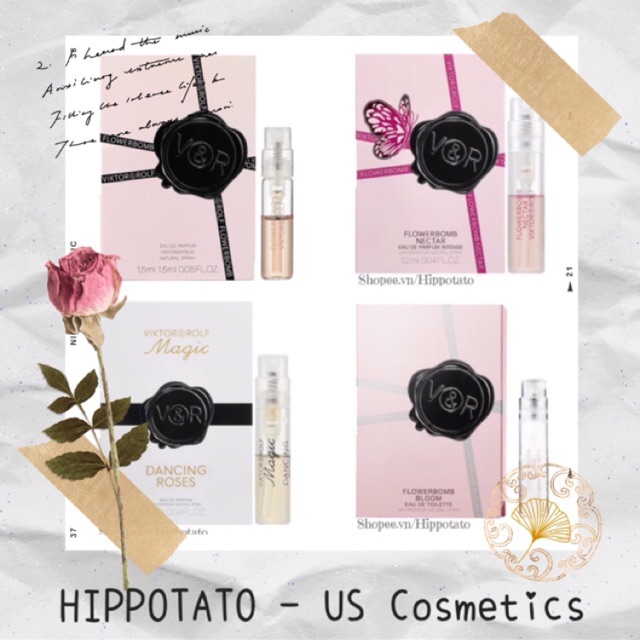 🌸 Viktor&Rolf Flowerbomb EDP - Sample vial mẫu thử nước hoa