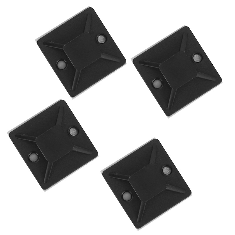 Bộ 100 Miếng Dán Cố Định Dây Cáp 20X20X6Mm