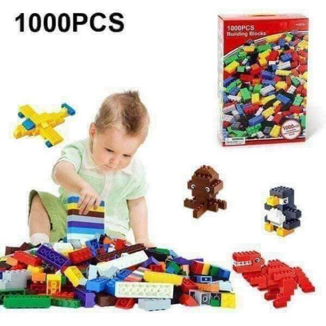 Bộ lego 1000 chi tiết cho bé (loại to)