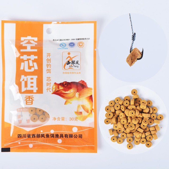 Mồi Câu Cá Dạng Viên Lõi Rỗng 30G