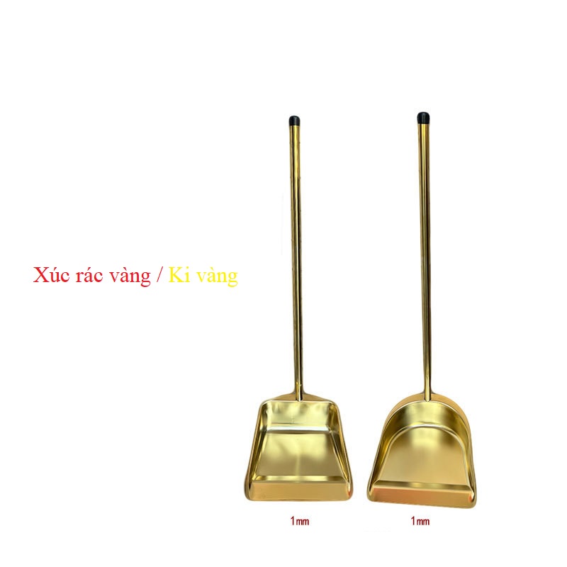 Mua Xúc rác inox 304 mạ titan cao cấp, ki hốt rác sang trọng kiểu dáng ...