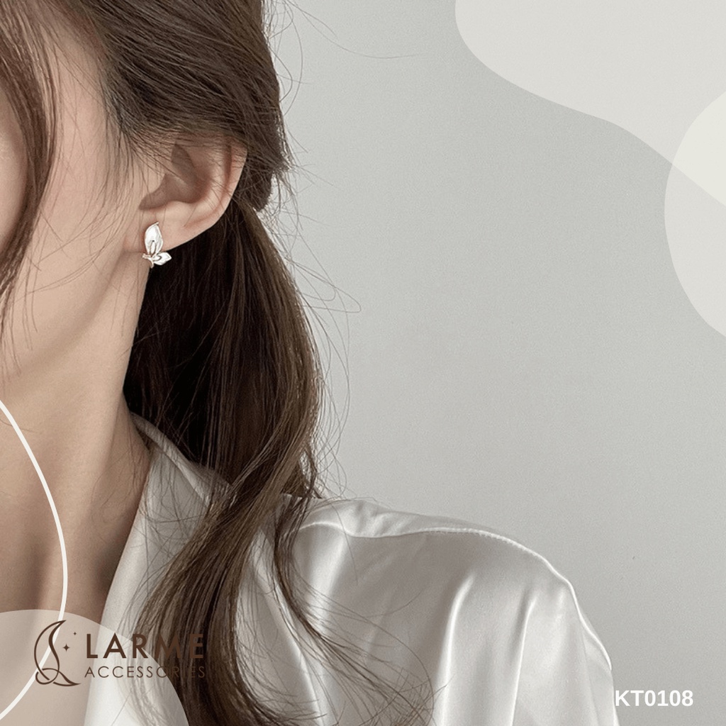 Khuyên tai, bông tai cánh bướm Larme Accessories - KT0112