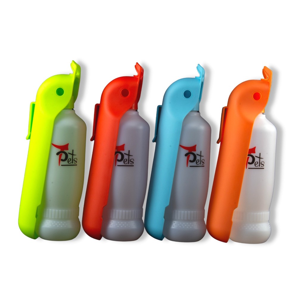 Bình nước có máng tiện lợi cho thú cưng, đi dạo, di động 250ml 500ml