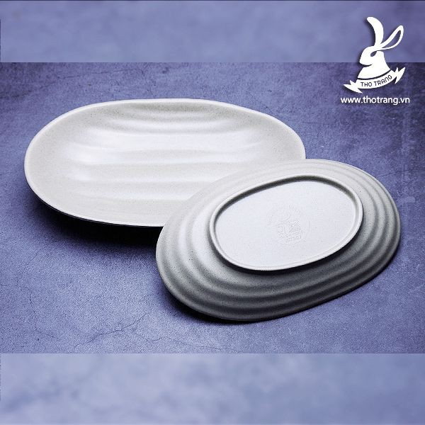 Dĩa Xoài Sâu Sọc 9 Nâu Nhựa Melamine Đài Loan - Chính Hãng
