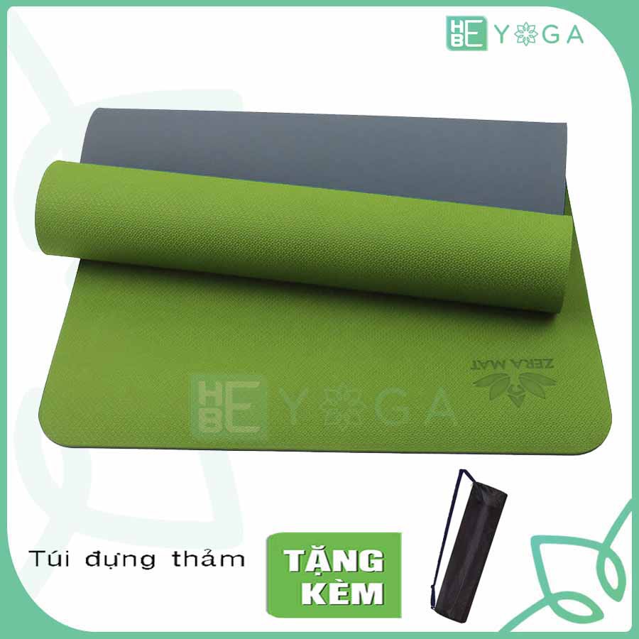 Thảm Tập Yoga Zera Mat TPE 6mm 2 Lớp Cao Cấp