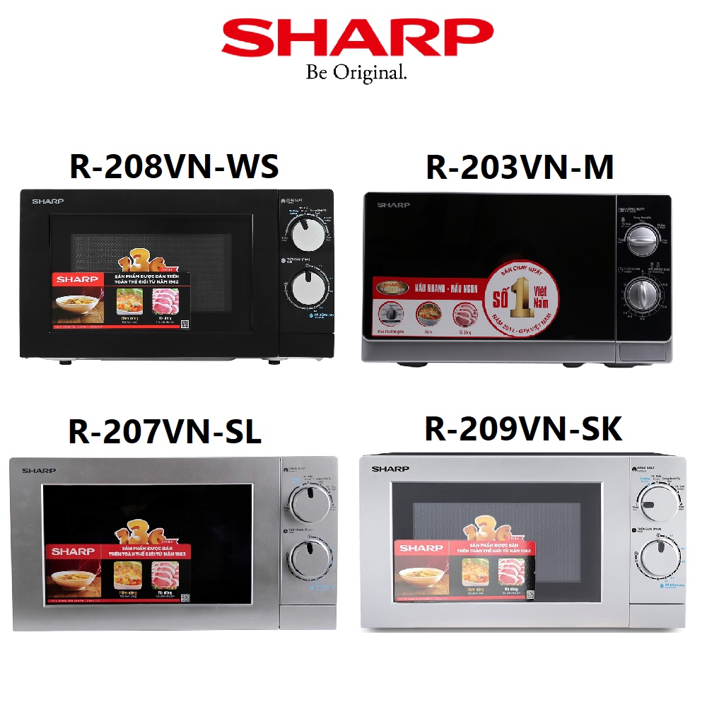 Lò Vi Sóng Cơ Sharp 20L  - Hàng Chính Hãng