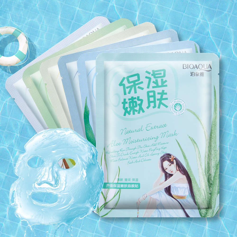 Mặt Nạ Bioaqua Trị Mụn Dưỡng Ẩm Trắng Da 6 Loại Tùy Chọn | BigBuy360 - bigbuy360.vn