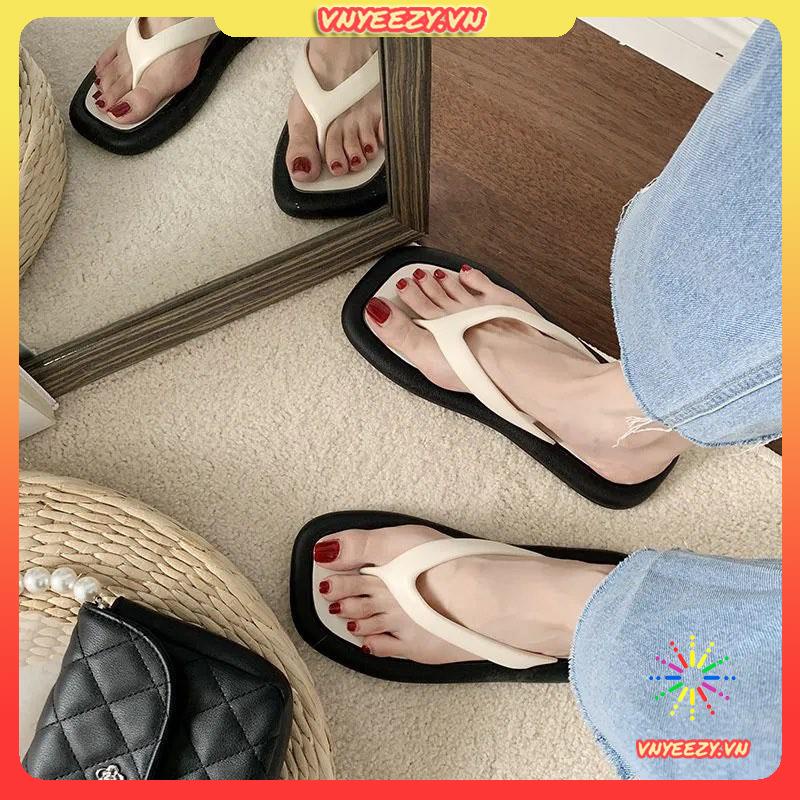 Dép xỏ ngón nữ sandal quai chéo đi biển đi học TANDA XN002