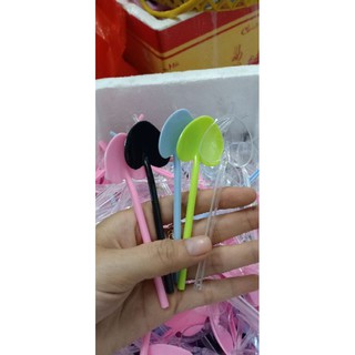 Combo 100 xẻng tim [màu xanh dương]