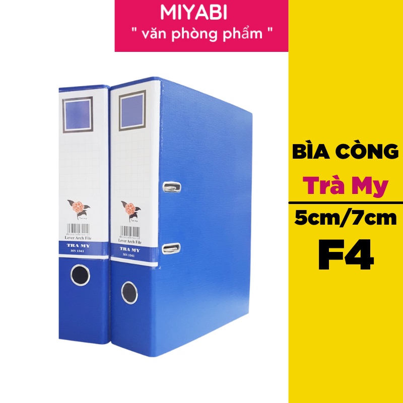 Bìa đựng tài liệu A4 loại  5cm / 7cm  - màu Xanh Dương-dùng cho văn phòng -1 cái- 1571/1561