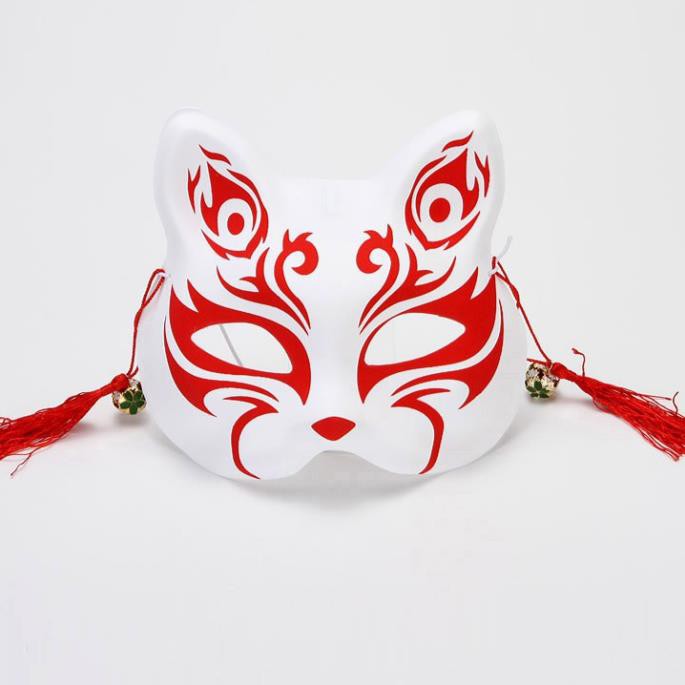 Mặt nạ vẽ mèo phong cách hóa trang mask fox cosplay A032