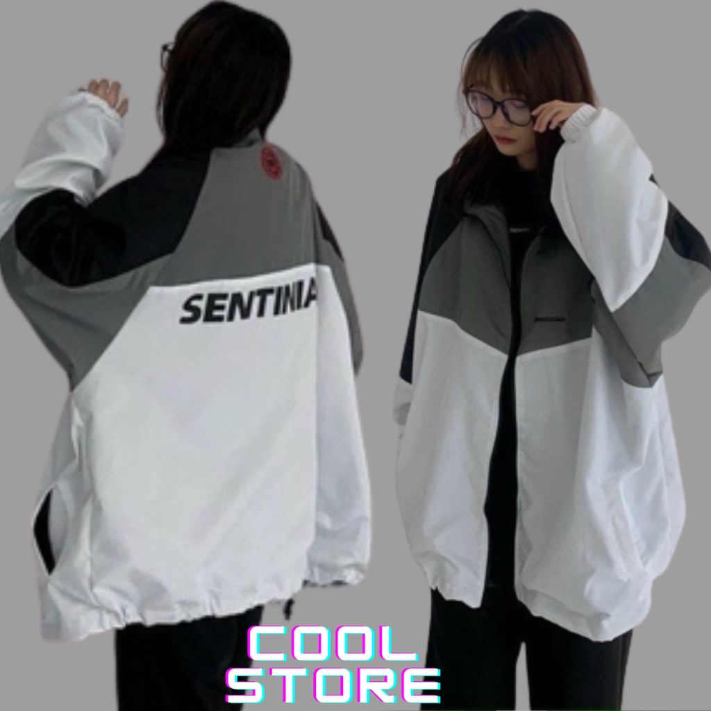Áo khoác Dù SENTINIALS Unisex Ulzzang 2 lớp phối màu 2 size Nam Nữ , hàng chuẩn from COOL STORE 468