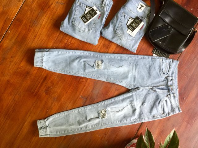 QUẦN JEAN NAM BO CHÂN JOGGER CAO CẤP _ VIDEO HÌNH CHỤP THẬT