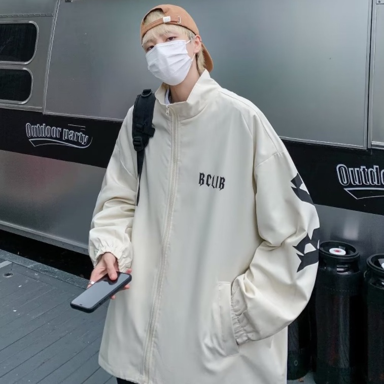 Áo khoác nam thời trang bảng chữ cái in áo khoác nam nữ áo khoác bomber phong cách hàn quốc đơn giản zip unisex áo khoác bóng chày áo khoác bóng chày của phụ nữ