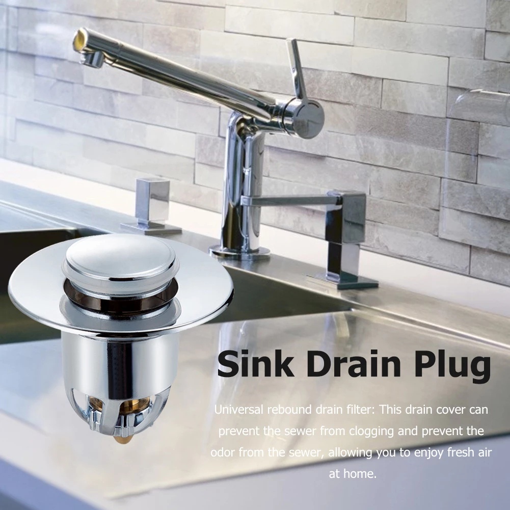[Mới] Lưới Lọc Rác Bồn Rửa Chén / Cống Thoát Nước Bằng Đồng Cao Cấp Thông Dụng Cho Nhà Tắm