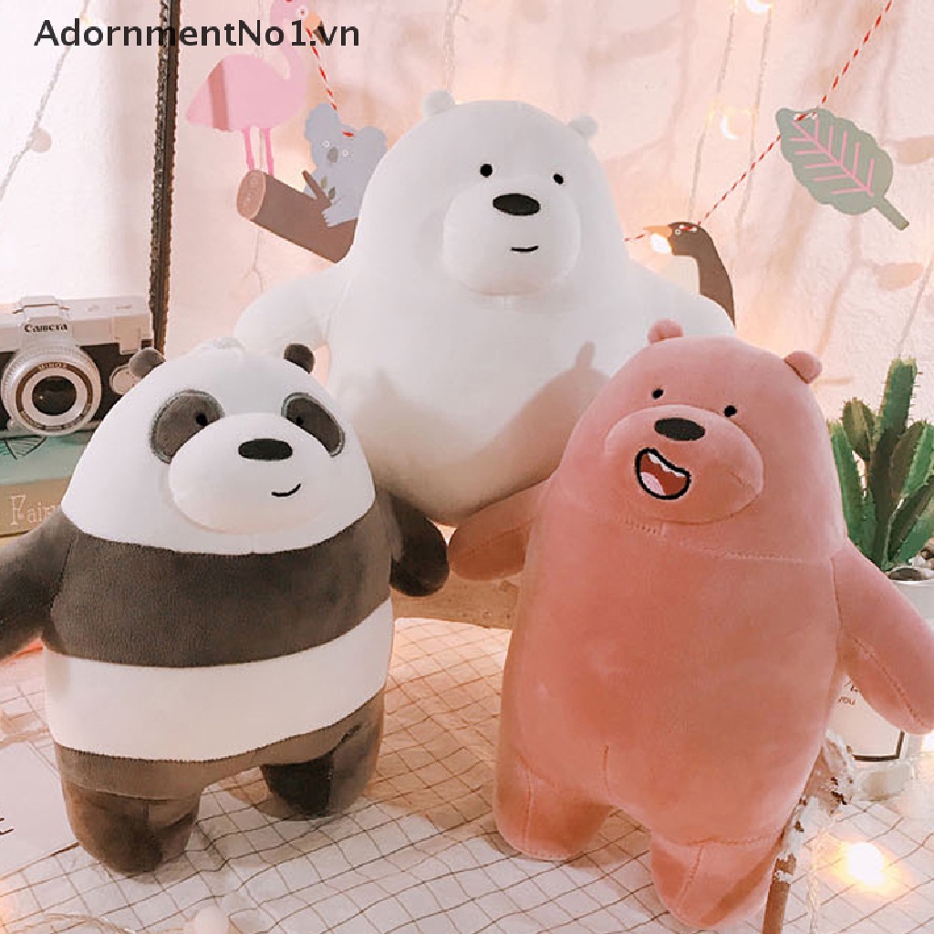 Gấu Nhồi Bông Mềm Mại Kích Thước 9inch  we bare BEARS  AdornmentNo1]