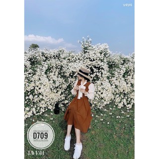 Bigsize Đầm nhung phối nơ cổ D709