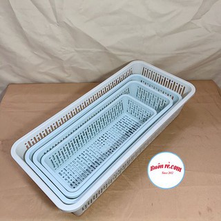 Rổ chữ nhật dài Châu Hưng- Rổ đựng đồ tiện lợi –Br 01370