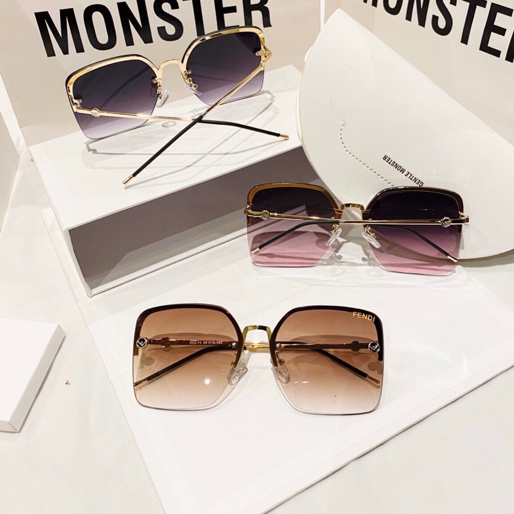 Kính mắt nữ chống tia uv thời trang dáng vuông cao cấp sang chảnh trẻ trung -FD 045